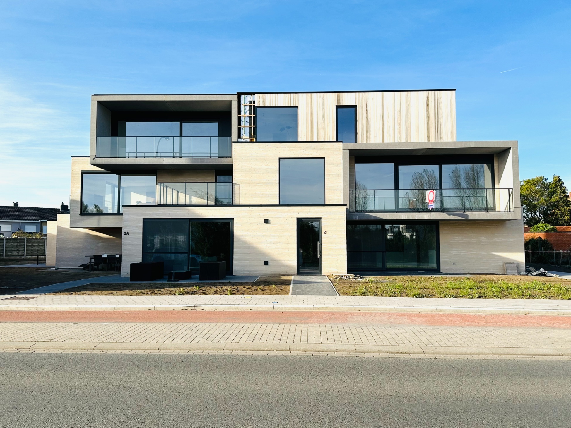 Schitterend nieuwbouwappartement met 2 slaapkamers en garage in Waardamme